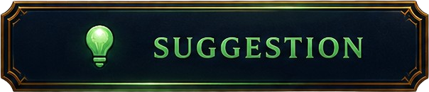 Suggestion