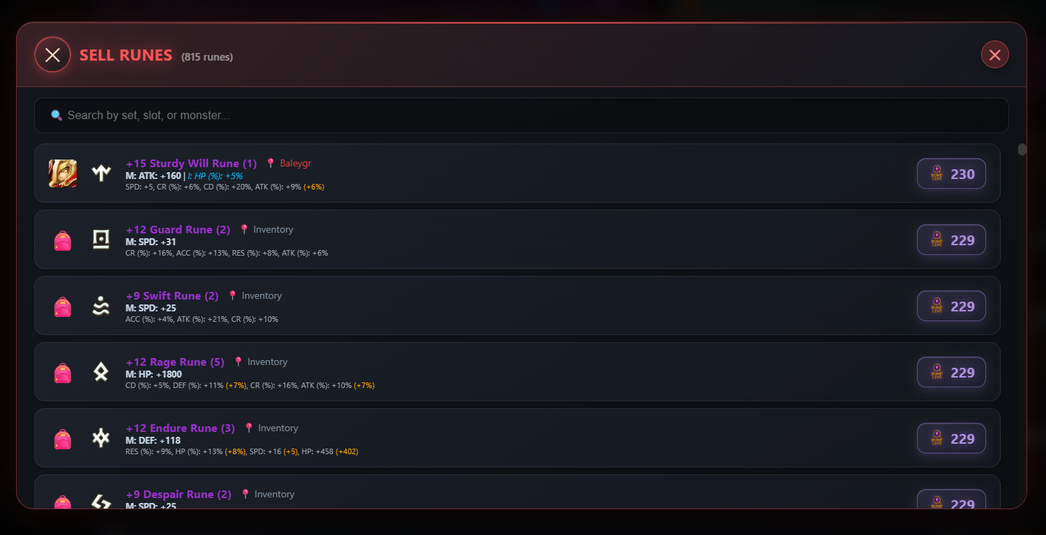 SWLens ACCOUNT ANALYTICS screenshot - view 4