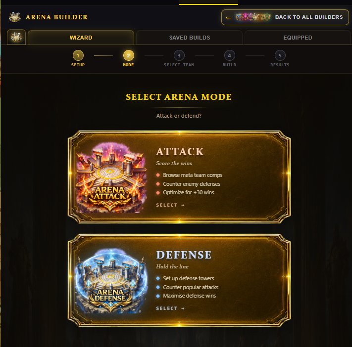 Team Builders (Arena Builder)