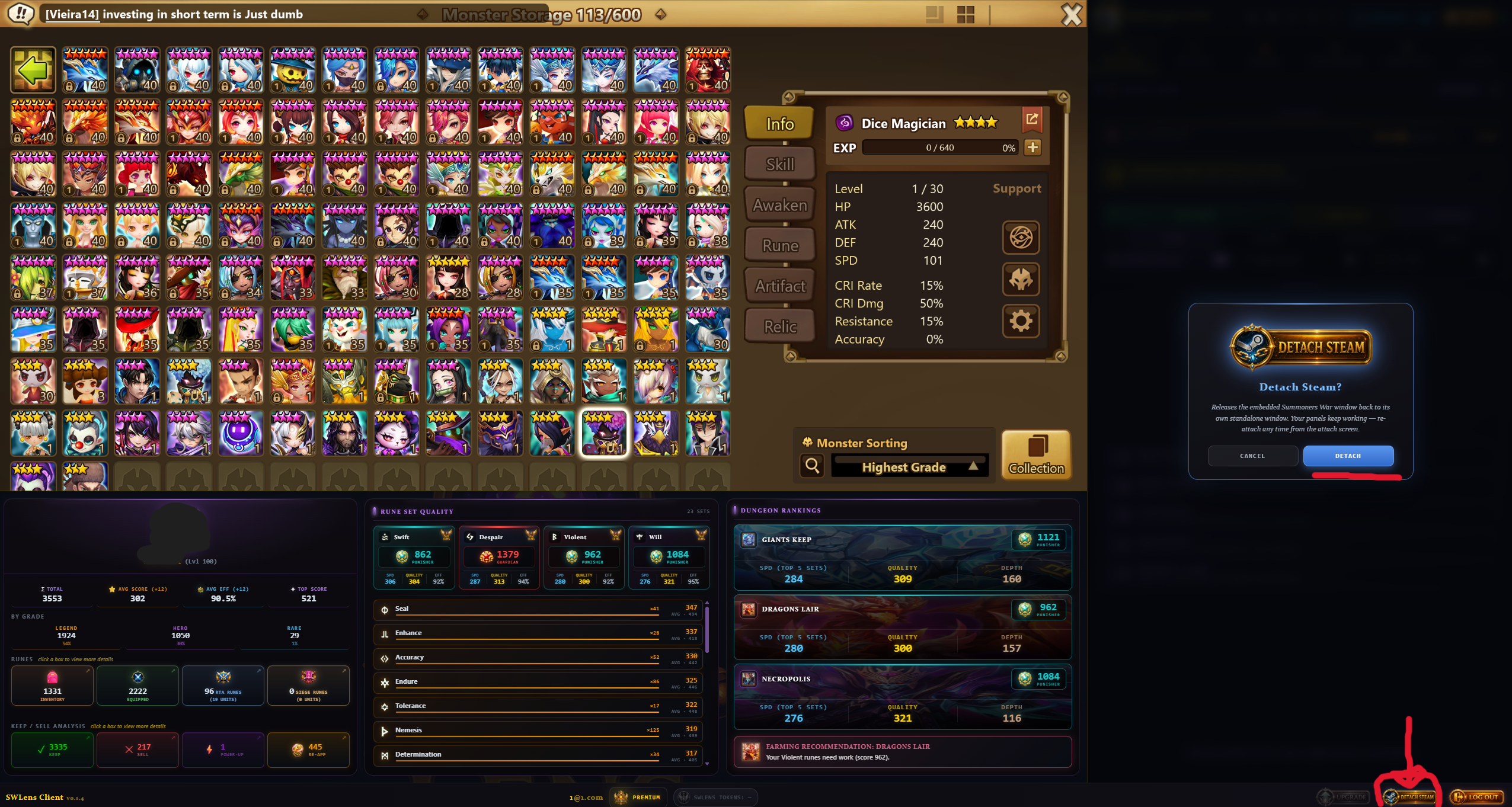 Setup & Attaching (Detaching the game)