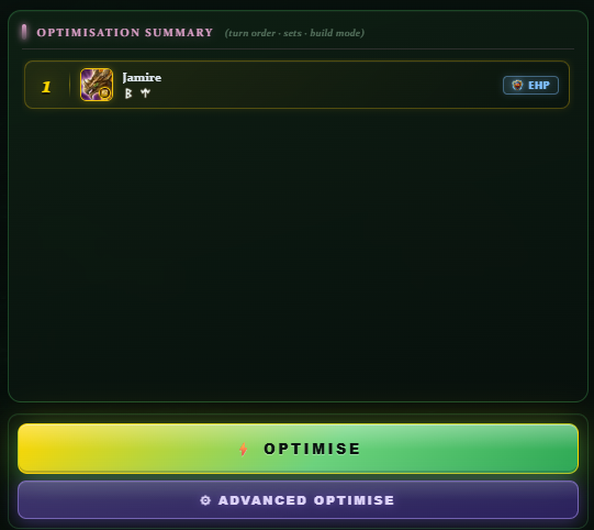 Team Builders (General Optimizer)