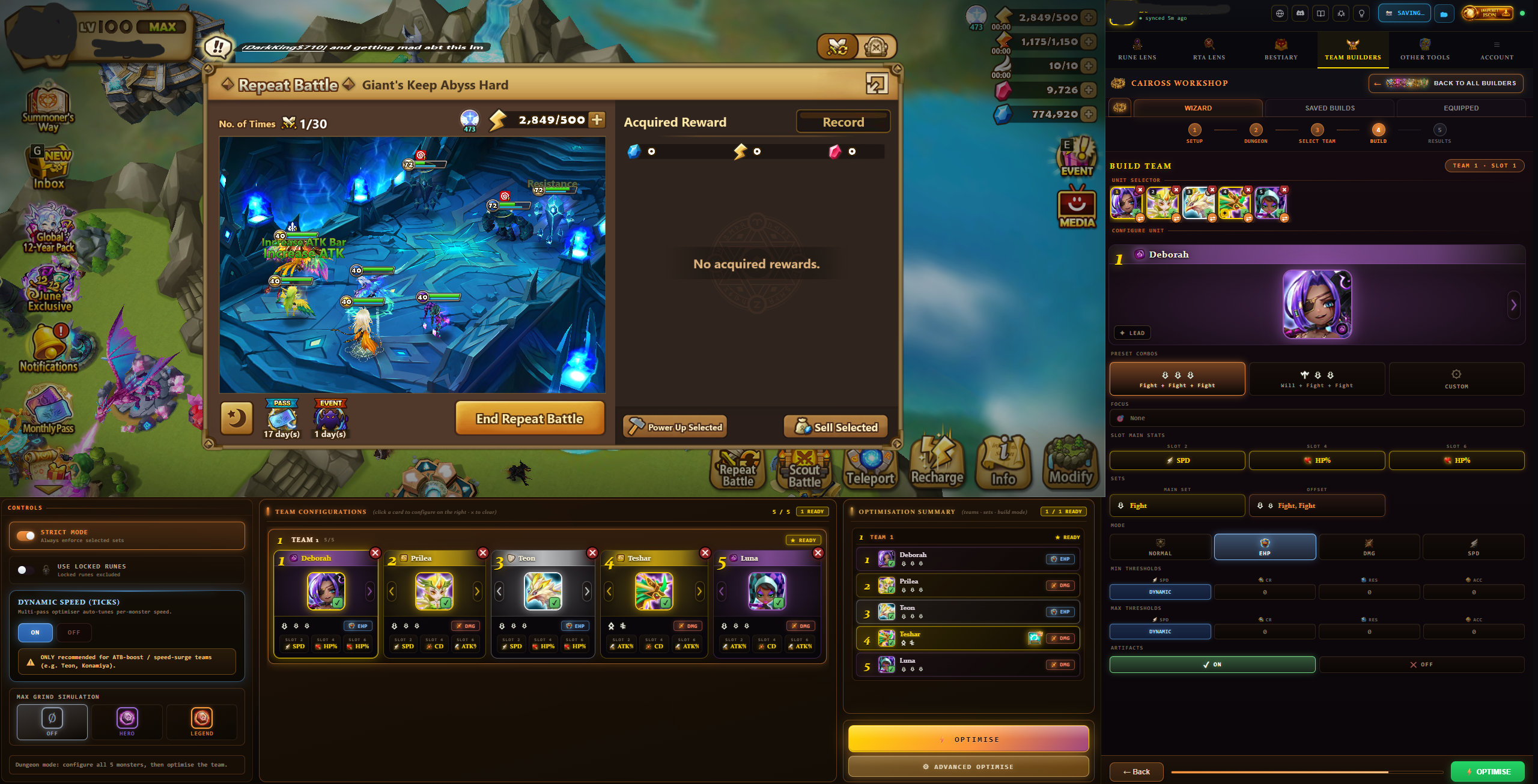 Team Builders (Caiross Workshop)
