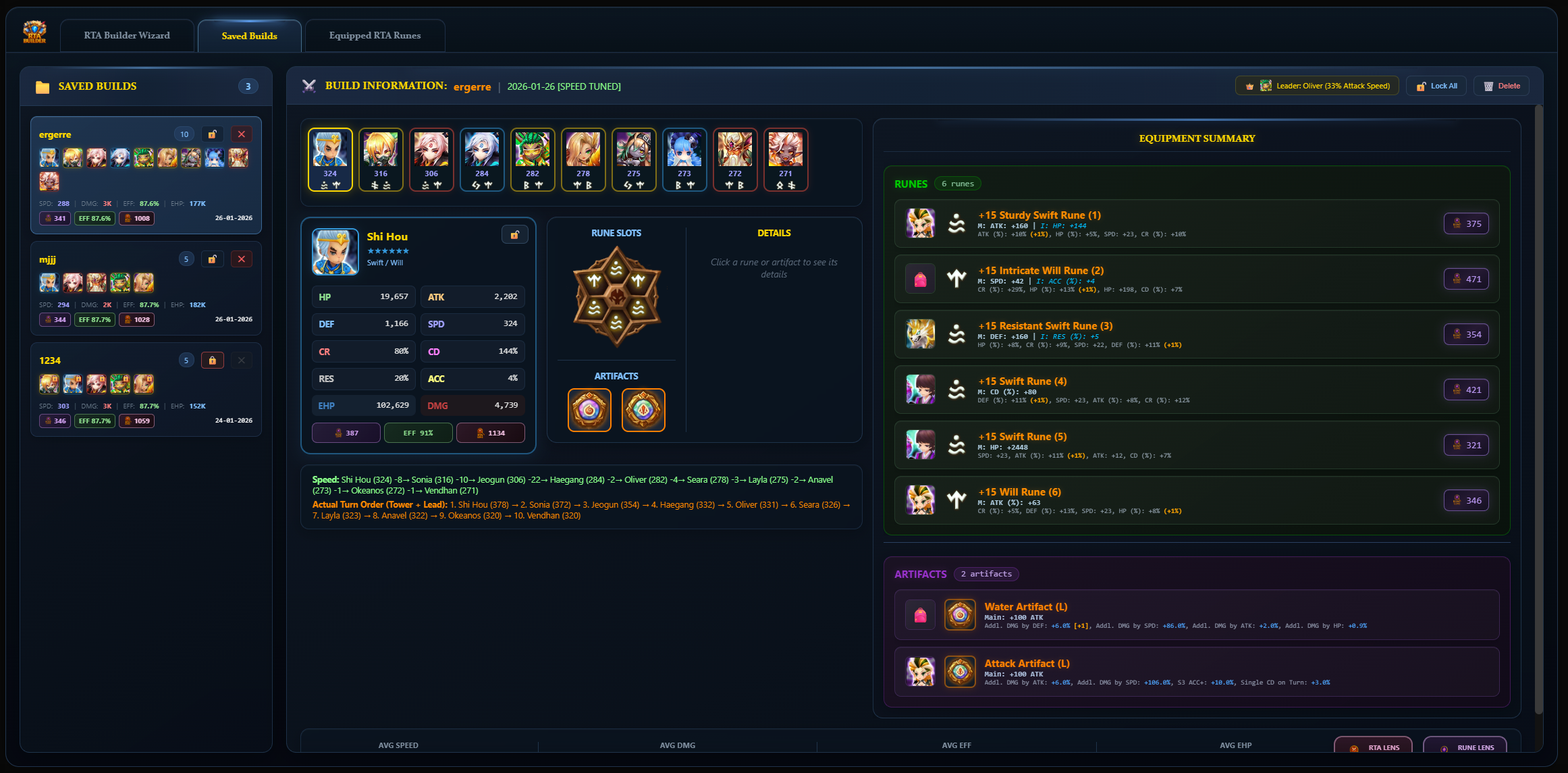 SWLens RTA BUILDER WIZARD screenshot - view 4