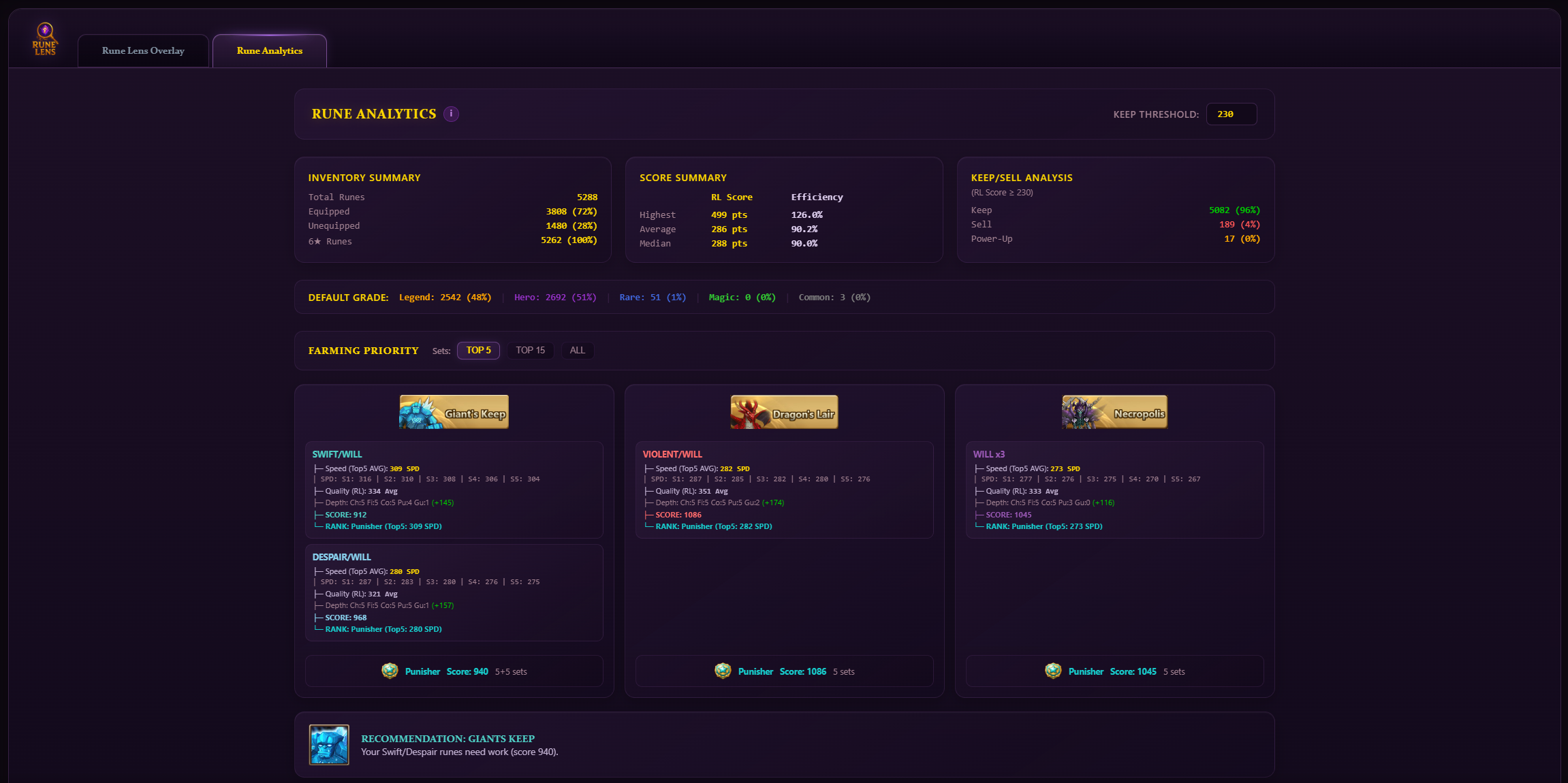 SWLens RUNE LENS OVERLAY screenshot - view 4